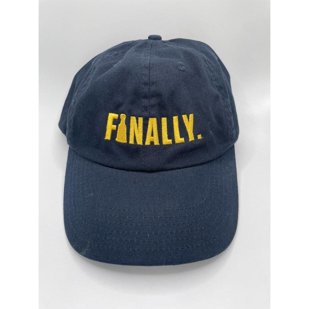 St Louis Blues Hockey Hat Adjustable Strap One Size NHL Finally Spell Out Cap - Picture 1 of 5
